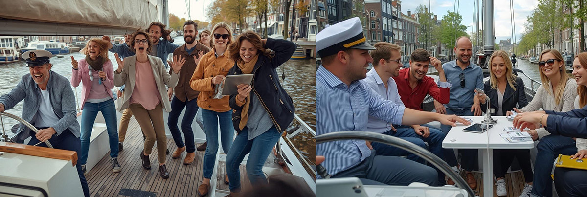 Sloepengame, bedrijfsuitje