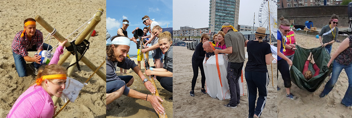 Beach games in Zaandam