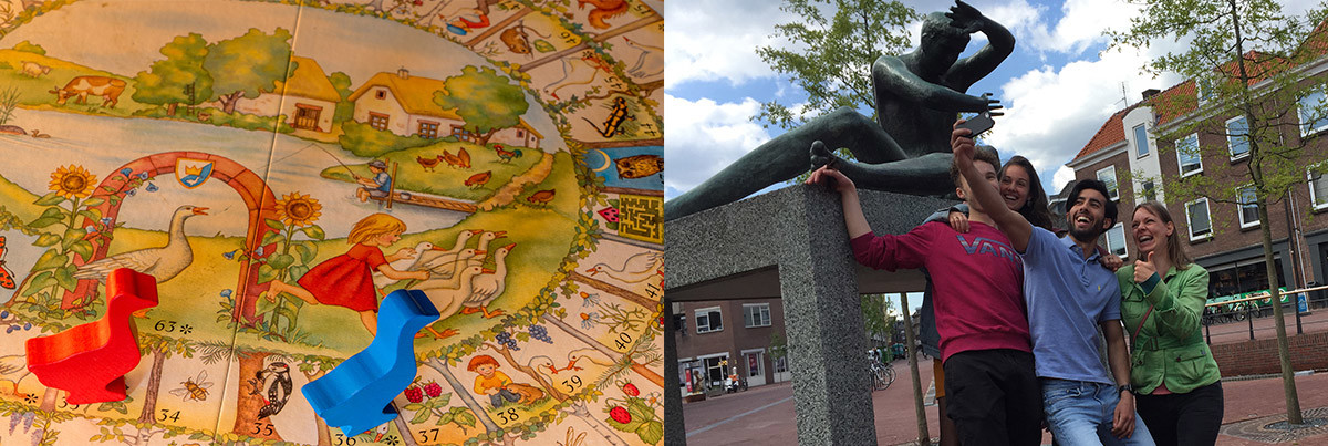 Ganzenbord citygame Dendermonde